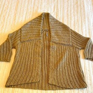 PORTS 1961 Small Gold High End sweater 3/4 sleeve